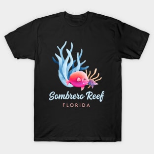 Sombrero Reef Florida Keys Coral Reef Diving T-Shirt